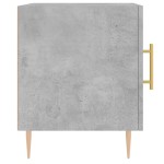vidaXL Noptiere, 2 buc., gri beton, 40x40x50 cm, lemn compozit vidaXL Noptiere, 2 buc., gri beton, 40x40x50 cm, lemn compozit