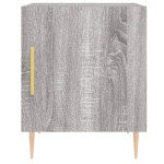 vidaXL Noptiere, 2 buc., gri sonoma, 40x40x50 cm, lemn compozit