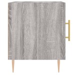 vidaXL Noptiere, 2 buc., gri sonoma, 40x40x50 cm, lemn compozit