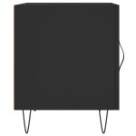 vidaXL Noptiere, 2 buc., negru, 40x40x50 cm, lemn compozit vidaXL Noptiere, 2 buc., negru, 40x40x50 cm, lemn compozit