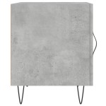 vidaXL Noptiere, 2 buc., gri beton, 40x40x50 cm, lemn compozit vidaXL Noptiere, 2 buc., gri beton, 40x40x50 cm, lemn compozit