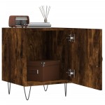 vidaXL Noptiere, 2 buc., stejar fumuriu, 40x40x50 cm, lemn compozit vidaXL Noptiere, 2 buc., stejar fumuriu, 40x40x50 cm, lemn compozit