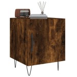 vidaXL Noptiere, 2 buc., stejar fumuriu, 40x40x50 cm, lemn compozit vidaXL Noptiere, 2 buc., stejar fumuriu, 40x40x50 cm, lemn compozit