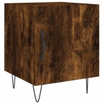 vidaXL Noptiere, 2 buc., stejar fumuriu, 40x40x50 cm, lemn compozit vidaXL Noptiere, 2 buc., stejar fumuriu, 40x40x50 cm, lemn compozit