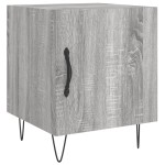 vidaXL Noptiere, 2 buc., gri sonoma, 40x40x50 cm, lemn compozit vidaXL Noptiere, 2 buc., gri sonoma, 40x40x50 cm, lemn compozit