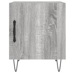 vidaXL Noptiere, 2 buc., gri sonoma, 40x40x50 cm, lemn compozit vidaXL Noptiere, 2 buc., gri sonoma, 40x40x50 cm, lemn compozit