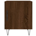 vidaXL Noptiere, 2 buc., stejar maro, 40x40x50 cm, lemn compozit vidaXL Noptiere, 2 buc., stejar maro, 40x40x50 cm, lemn compozit
