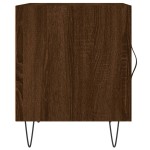 vidaXL Noptiere, 2 buc., stejar maro, 40x40x50 cm, lemn compozit vidaXL Noptiere, 2 buc., stejar maro, 40x40x50 cm, lemn compozit