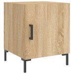 vidaXL Noptiere, 2 buc., stejar sonoma, 40x40x50 cm, lemn compozit vidaXL Noptiere, 2 buc., stejar sonoma, 40x40x50 cm, lemn compozit