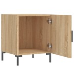 vidaXL Noptiere, 2 buc., stejar sonoma, 40x40x50 cm, lemn compozit vidaXL Noptiere, 2 buc., stejar sonoma, 40x40x50 cm, lemn compozit