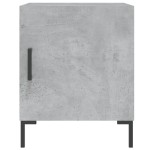 vidaXL Noptiere, 2 buc., gri beton, 40x40x50 cm, lemn compozit vidaXL Noptiere, 2 buc., gri beton, 40x40x50 cm, lemn compozit