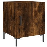 vidaXL Noptiere, 2 buc., stejar fumuriu, 40x40x50 cm, lemn compozit vidaXL Noptiere, 2 buc., stejar fumuriu, 40x40x50 cm, lemn compozit