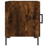 vidaXL Noptiere, 2 buc., stejar fumuriu, 40x40x50 cm, lemn compozit vidaXL Noptiere, 2 buc., stejar fumuriu, 40x40x50 cm, lemn compozit