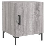 vidaXL Noptiere, 2 buc., gri sonoma, 40x40x50 cm, lemn compozit vidaXL Noptiere, 2 buc., gri sonoma, 40x40x50 cm, lemn compozit