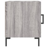 vidaXL Noptiere, 2 buc., gri sonoma, 40x40x50 cm, lemn compozit vidaXL Noptiere, 2 buc., gri sonoma, 40x40x50 cm, lemn compozit