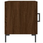 vidaXL Noptiere, 2 buc., stejar maro, 40x40x50 cm, lemn compozit vidaXL Noptiere, 2 buc., stejar maro, 40x40x50 cm, lemn compozit