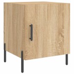 vidaXL Noptiere, 2 buc., stejar sonoma, 40x40x50 cm, lemn compozit vidaXL Noptiere, 2 buc., stejar sonoma, 40x40x50 cm, lemn compozit
