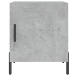 vidaXL Noptieră, gri beton, 40x40x50 cm, lemn compozit
