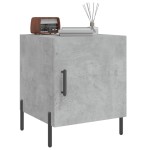 vidaXL Noptiere, 2 buc., gri beton, 40x40x50 cm, lemn compozit vidaXL Noptiere, 2 buc., gri beton, 40x40x50 cm, lemn compozit
