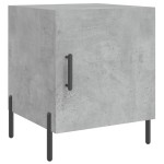 vidaXL Noptiere, 2 buc., gri beton, 40x40x50 cm, lemn compozit vidaXL Noptiere, 2 buc., gri beton, 40x40x50 cm, lemn compozit