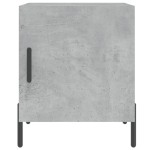 vidaXL Noptiere, 2 buc., gri beton, 40x40x50 cm, lemn compozit vidaXL Noptiere, 2 buc., gri beton, 40x40x50 cm, lemn compozit