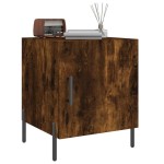 vidaXL Noptiere, 2 buc., stejar fumuriu, 40x40x50 cm, lemn compozit vidaXL Noptiere, 2 buc., stejar fumuriu, 40x40x50 cm, lemn compozit