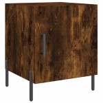 vidaXL Noptiere, 2 buc., stejar fumuriu, 40x40x50 cm, lemn compozit vidaXL Noptiere, 2 buc., stejar fumuriu, 40x40x50 cm, lemn compozit