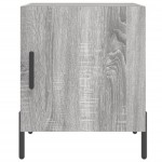 vidaXL Noptiere, 2 buc., gri sonoma, 40x40x50 cm, lemn compozit vidaXL Noptiere, 2 buc., gri sonoma, 40x40x50 cm, lemn compozit