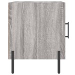 vidaXL Noptiere, 2 buc., gri sonoma, 40x40x50 cm, lemn compozit vidaXL Noptiere, 2 buc., gri sonoma, 40x40x50 cm, lemn compozit