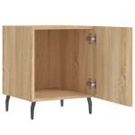 vidaXL Noptiere, 2 buc., stejar sonoma, 40x40x50 cm, lemn compozit vidaXL Noptiere, 2 buc., stejar sonoma, 40x40x50 cm, lemn compozit
