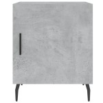 vidaXL Noptiere, 2 buc., gri beton, 40x40x50 cm, lemn compozit vidaXL Noptiere, 2 buc., gri beton, 40x40x50 cm, lemn compozit