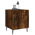 vidaXL Noptiere, 2 buc., stejar fumuriu, 40x40x50 cm, lemn compozit vidaXL Noptiere, 2 buc., stejar fumuriu, 40x40x50 cm, lemn compozit