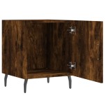 vidaXL Noptiere, 2 buc., stejar fumuriu, 40x40x50 cm, lemn compozit vidaXL Noptiere, 2 buc., stejar fumuriu, 40x40x50 cm, lemn compozit