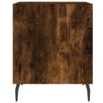 vidaXL Noptiere, 2 buc., stejar fumuriu, 40x40x50 cm, lemn compozit vidaXL Noptiere, 2 buc., stejar fumuriu, 40x40x50 cm, lemn compozit