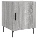 vidaXL Noptiere, 2 buc., gri sonoma, 40x40x50 cm, lemn compozit vidaXL Noptiere, 2 buc., gri sonoma, 40x40x50 cm, lemn compozit