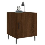 vidaXL Noptiere, 2 buc., stejar maro, 40x40x50 cm, lemn compozit vidaXL Noptiere, 2 buc., stejar maro, 40x40x50 cm, lemn compozit
