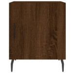 vidaXL Noptiere, 2 buc., stejar maro, 40x40x50 cm, lemn compozit vidaXL Noptiere, 2 buc., stejar maro, 40x40x50 cm, lemn compozit