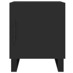 vidaXL Noptiere, 2 buc., negru, 40x40x50 cm, lemn compozit