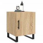 vidaXL Noptiere, 2 buc., stejar sonoma, 40x40x50 cm, lemn compozit vidaXL Noptiere, 2 buc., stejar sonoma, 40x40x50 cm, lemn compozit