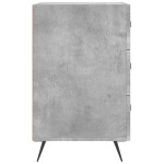 vidaXL Noptieră, gri beton, 40x40x66 cm, lemn compozit