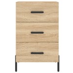 vidaXL Noptieră, stejar sonoma, 40x40x66 cm, lemn compozit