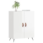 vidaXL Dulap, alb extralucios, 69,5x34x90 cm, lemn compozit