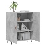 vidaXL Dulap, gri beton, 69,5x34x90 cm, lemn compozit vidaXL Dulap, gri beton, 69,5x34x90 cm, lemn compozit