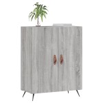 vidaXL Dulap, gri sonoma, 69,5x34x90 cm, lemn compozit