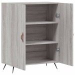 vidaXL Dulap, gri sonoma, 69,5x34x90 cm, lemn compozit