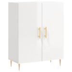 vidaXL Dulap, alb extralucios, 69,5x34x90 cm, lemn compozit