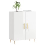 vidaXL Dulap, alb extralucios, 69,5x34x90 cm, lemn compozit
