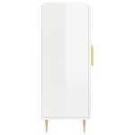 vidaXL Dulap, alb extralucios, 69,5x34x90 cm, lemn compozit