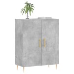 vidaXL Dulap, gri beton, 69,5x34x90 cm, lemn compozit vidaXL Dulap, gri beton, 69,5x34x90 cm, lemn compozit