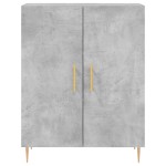 vidaXL Dulap, gri beton, 69,5x34x90 cm, lemn compozit vidaXL Dulap, gri beton, 69,5x34x90 cm, lemn compozit